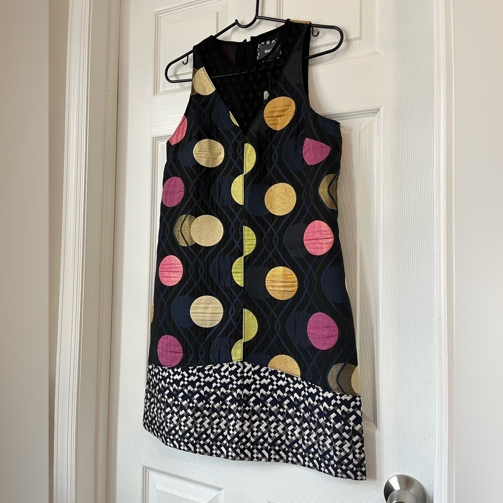 Maeve Anthropologie Polka Dot Tilde Jacquard Shift Dress XS - Picture 7 of 8